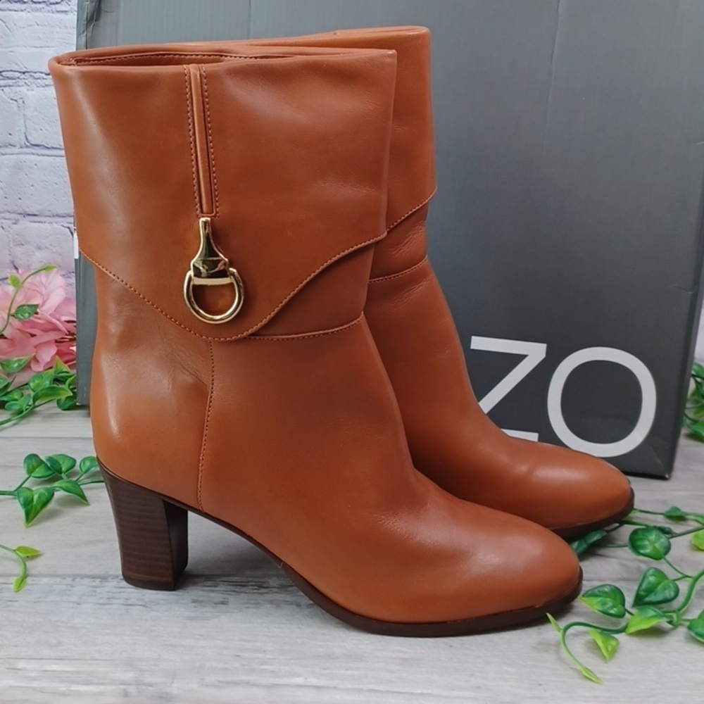 Arezzo Horsebit Pull On Ankle Boots NIB